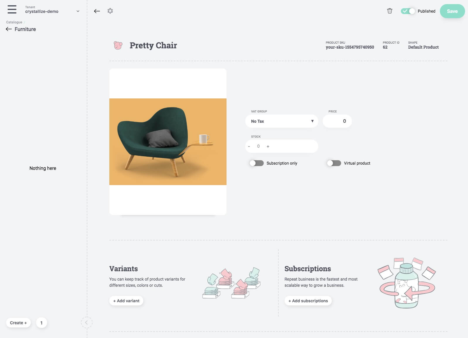 Custom UI/UX interface: