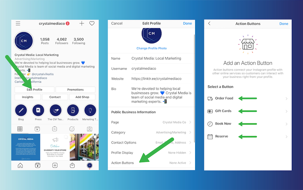 Optimizing Instagram Profile