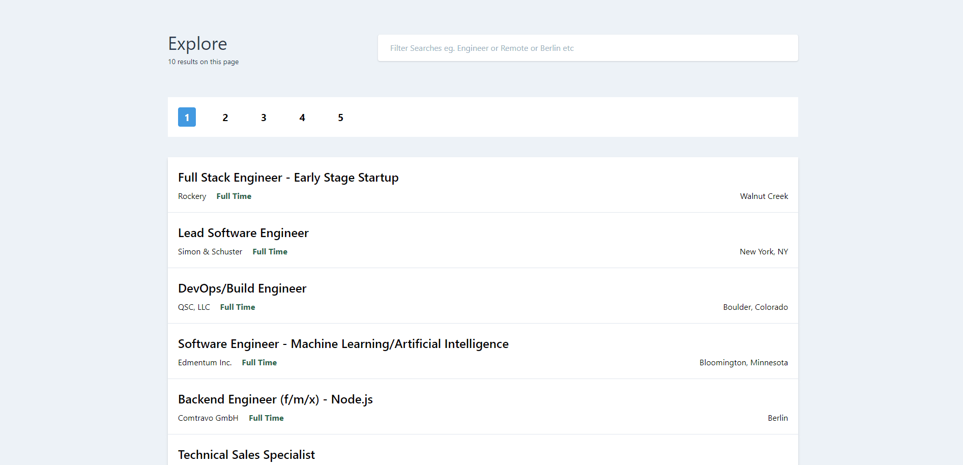 GitHub Jobs