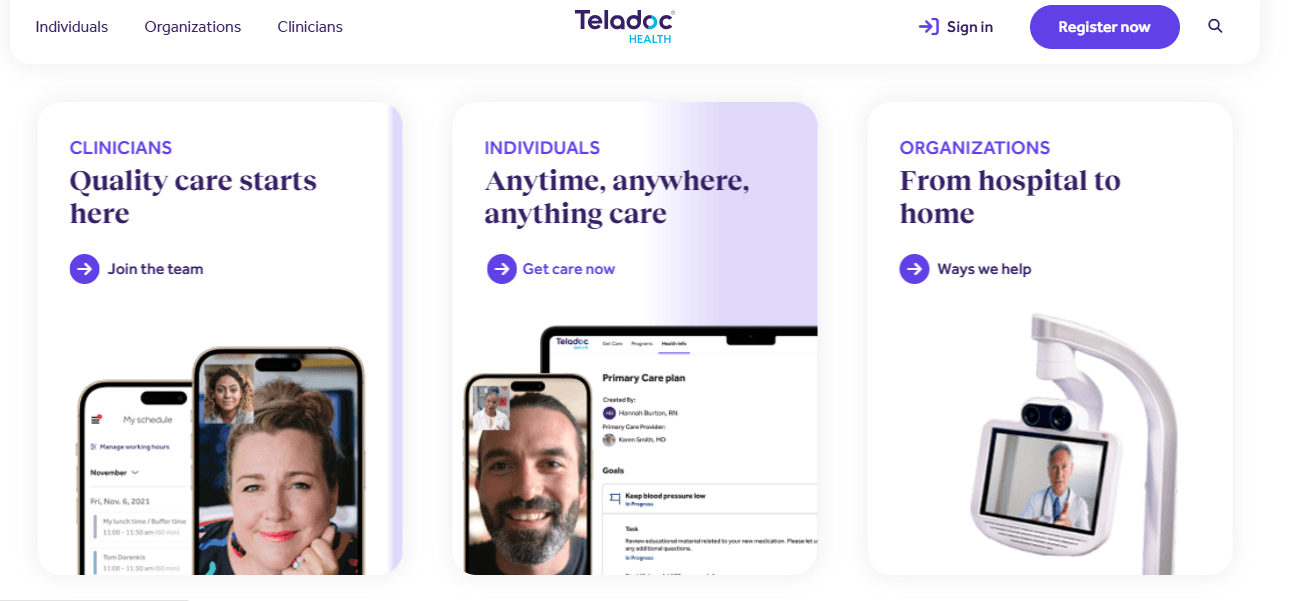 Teladoc Health Disadvantages