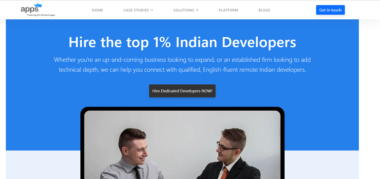 Hire tech developers on demand with AppsRhino