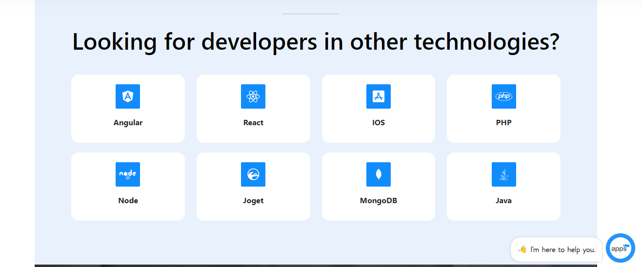 Hire Dedicated Developers for various technologies