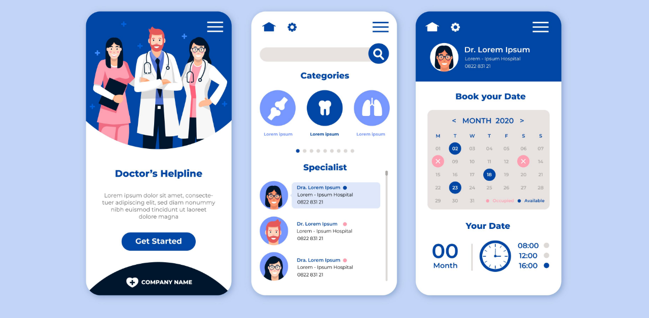 What are the basic features of a doctor appointment app?